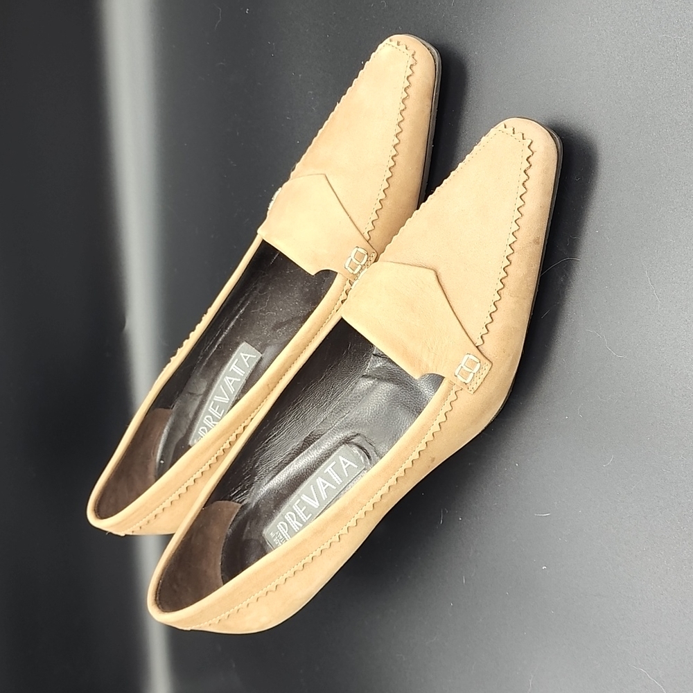 Prevata Tan Suede Pumps Size 8.5 B